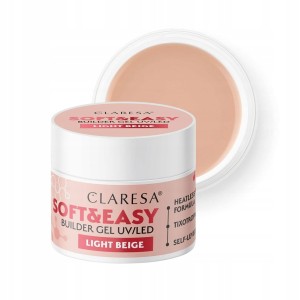 CLARESA ŻEL BUDUJĄCY SOFT&EASY LIGHT BEIGE 90g