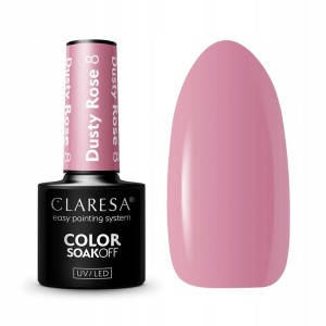 CLARESA LAKIER HYBRYDOWY DUSTY ROSE 8 5 g