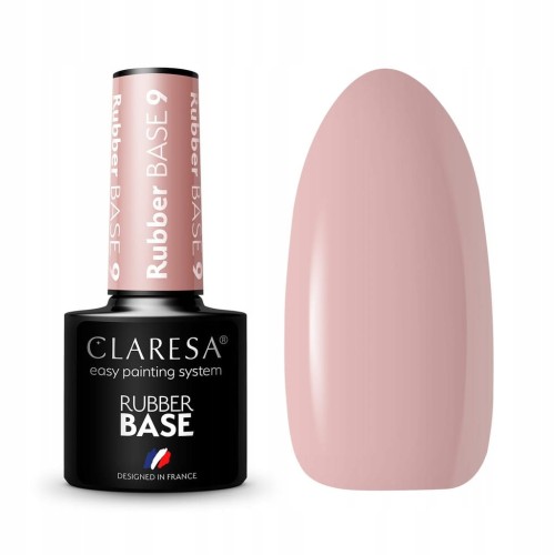 Claresa Rubber Base 9, Baza kauczukowa - 5ml
