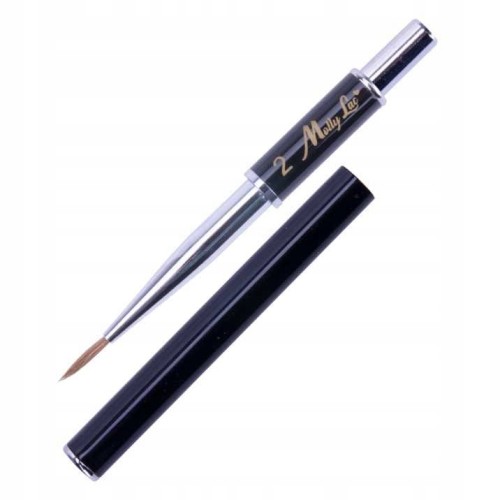 Molly Lac Pędzelek Do Zdobień Czarny Nr 2 - 11 mm