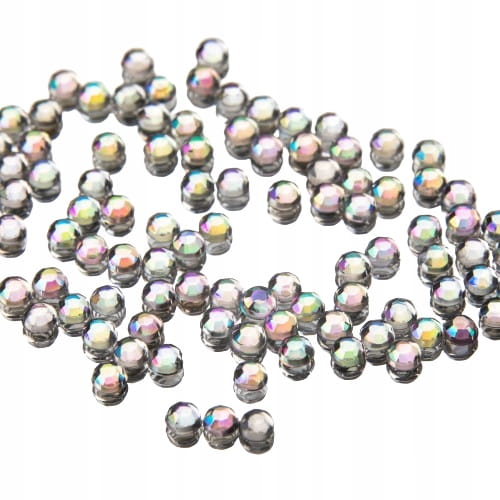Cyrkonie Opalizujące 3 mm – Ozdoby do Paznokci, ok. 100 szt.