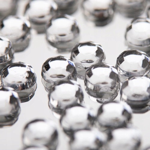 Cyrkonie do zdobień paznokci – 3 mm, imitacja szkła, 100 szt.