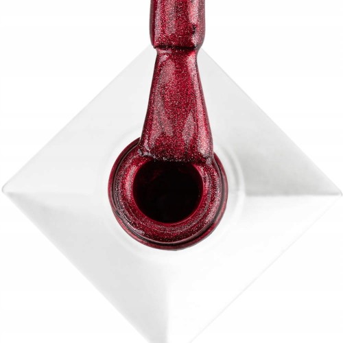 Lakier Hybrydowy MOLLYNAILS 8g LED/UV Gel Polish Cat Eye Red Czerwony Nr231