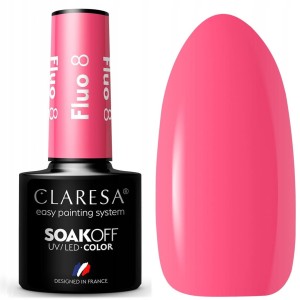 Claresa Fluo 8 lakier hybrydowy 5 g