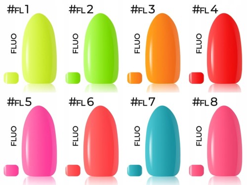 Claresa Lakier Hybrydowy FLUO 3 5g