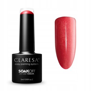Lakier hybrydowy Claresa Red 411