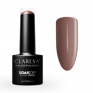 Lakier hybrydowy Claresa Odcienie brązu i beżu Brown 304