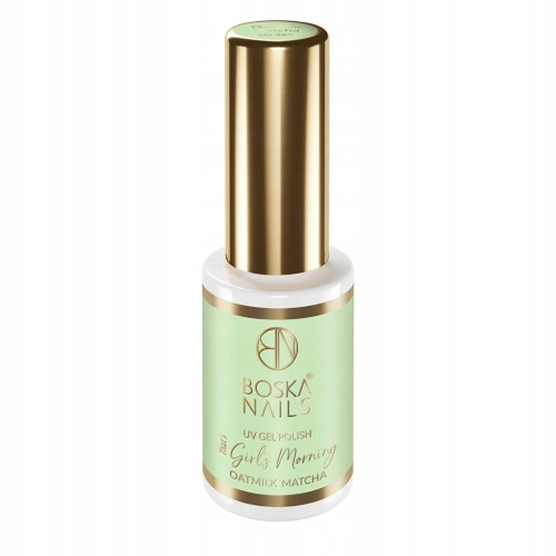 Zielony Lakier hybrydowy Oatmilk Matcha no 565 Boska Nails 6 ml