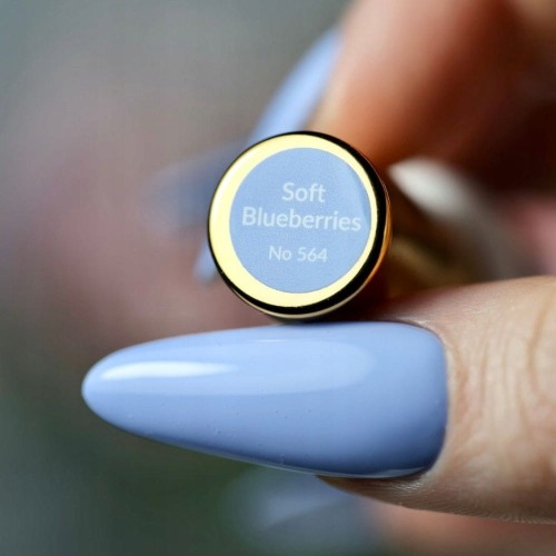 Niebieski Lakier hybrydowy Soft Blueberries no 564 Boska Nails 6 ml