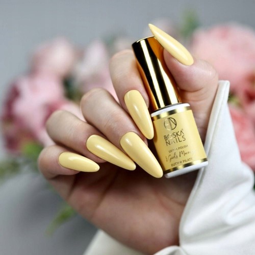 Masełkowy Lakier hybrydowy Butter Pilates no 562 Boska Nails 6 ml