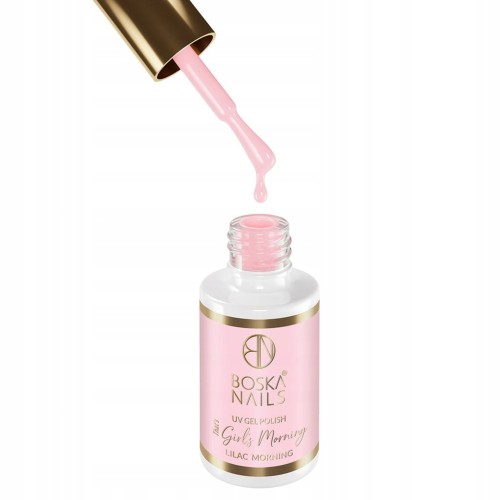 Liliowy Lakier hybrydowy Lilac Morning no 561 Boska Nails 6 ml