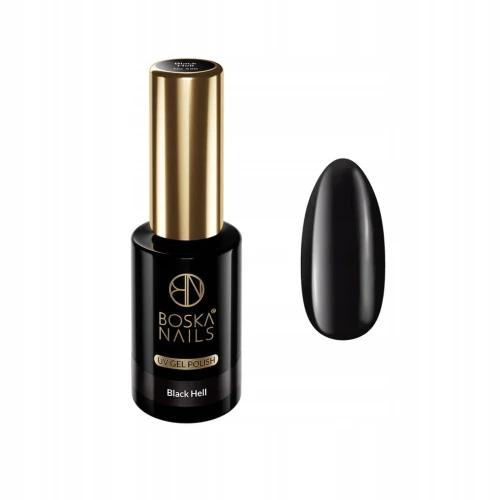 BOSKA NAILS UP Divina Lakier hybrydowy do paznokci 550 Black Hell 10 ml
