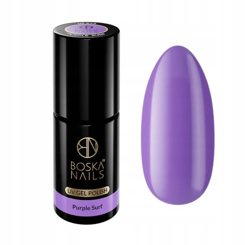 Boska Nails Lakier hybrydowy do paznokci fioletowy 6ml 473 Purple Surf