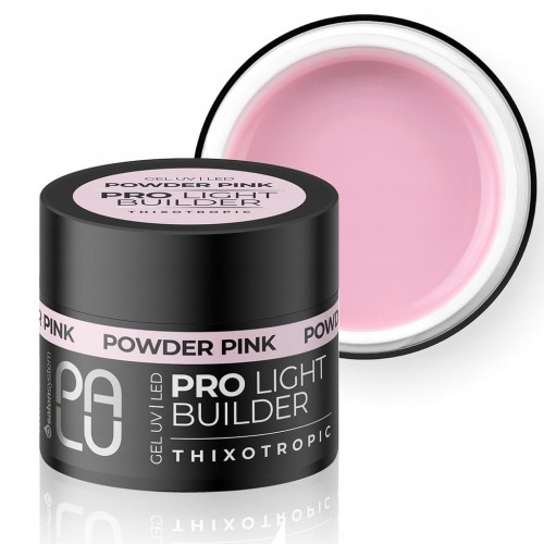 PALU Pro Light Builder Gel Powder Pink 90 g żel budujący