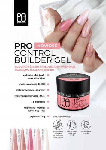 PALU ŻEL BUDUJĄCY BUILDER GEL MILKY WHITE 45 g