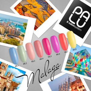 PALU Lakier hybrydowy do paznokci MALAGA ML4 11g