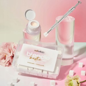 Zestaw do Ombre Bestie Set Baby Boomer Ombre Chwytak + 100 Szt. Mini Gąbek