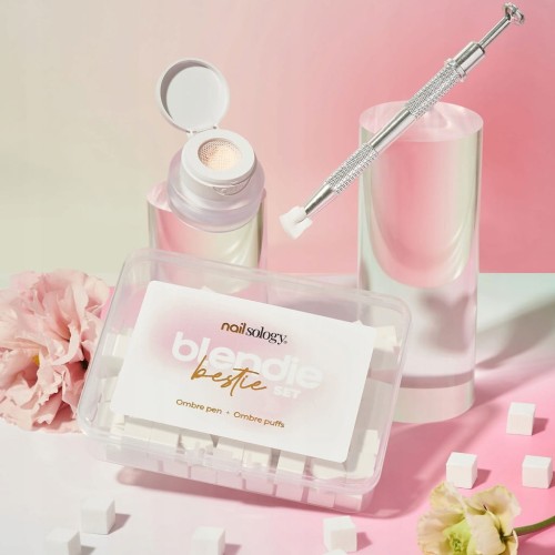 Zestaw do Ombre Bestie Set Baby Boomer Ombre Chwytak + 100 Szt. Mini Gąbek