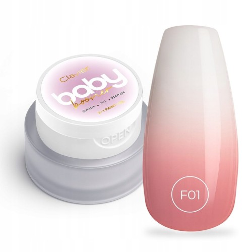 Żel 3w1 do Zdobień Baby Boomer Artistic Gel Ombre Paint F01 „Sublime”
