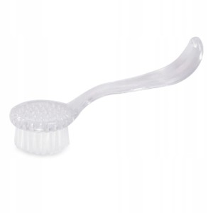 Szczoteczka do manicure okrągła bezbarwna
