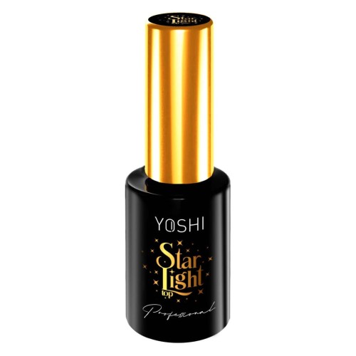 Top Hybrydowy do paznokci ze zdobieniami Yoshi 10ml Star Light
