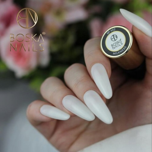 Boska Lakier hybrydowy 6ml No. 442 Milkness Mleczny